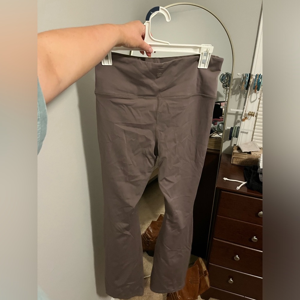 Brown yoga pants